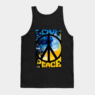 Love Peace Ukraine Tank Top